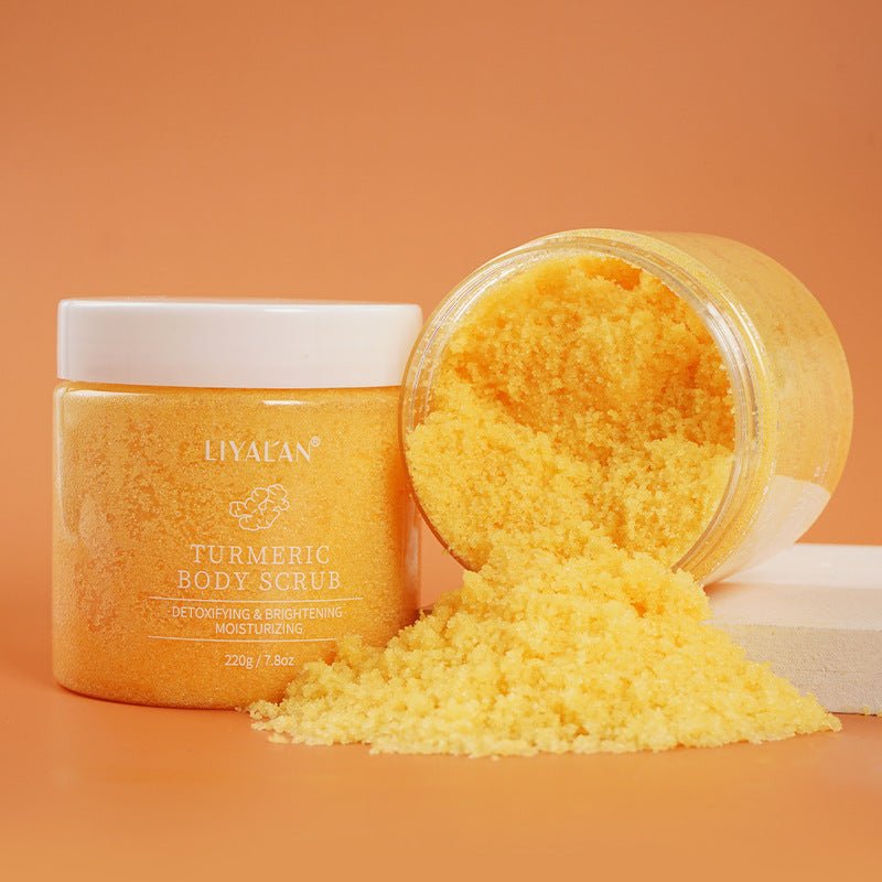 Turmeric Facial Scrub 220g ā Exfoliating & Softening Body and Face Scrub for Radiant, Smooth Skin - Beauty Belliss